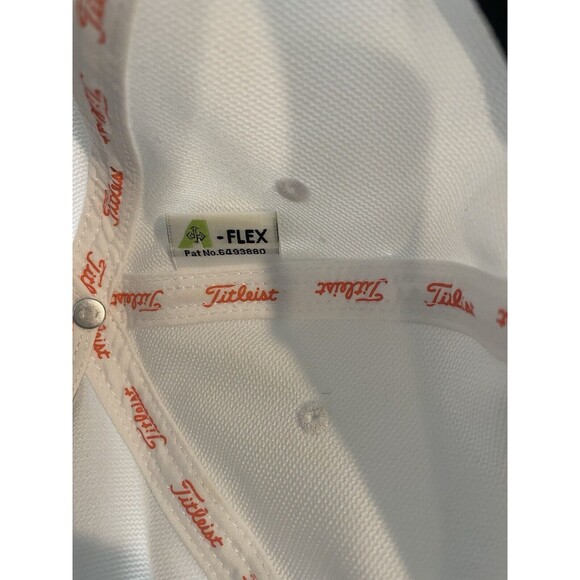 TITLEIST Fitted Golf Hat LARGE/XL Aqua Green Orange White NEW Embroidered - Picture 7 of 7